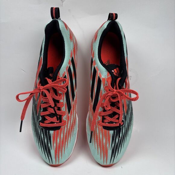 Adidas Unisex Track Spikes Sprint Shoes US 9.5 Mint Coral racing cleats